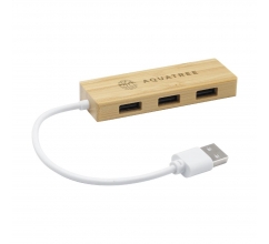 Bamboo USB Hub bedrukken
