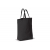 Katoenen tas met korte hengsels (250 g/m2) zwart