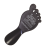 Schoenlepel Voet zwart