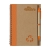 Eco notitieboekje (ca. A5) met balpen oranje