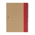 Eco notitieboekje (ca. A5) met balpen rood