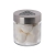 Glazen snoeppot met RVS deksel (0,35 liter) Marshmallows