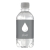 RPET flesje bronwater (330 ml) zilver