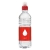 100% RPET flesje bronwater sportdop (500 ml) rood