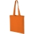 Katoenen tas lange hengsels (140 g/m²) oranje
