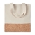 Boodschappentas met kurk (160 g/m2) beige