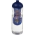 H2O Active® Base 650 ml bidon en infuser met koepeldeksel transparant/blauw