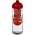 H2O Active® Base 650 ml bidon en infuser met koepeldeksel transparant/rood