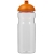 H2O Active® Base Tritan™ 650 ml bidon met koepeldeksel transparant/oranje