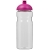 H2O Active® Base Tritan™ 650 ml bidon met koepeldeksel Transparant/roze