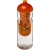 H2O Active® Base Tritan™ 650 ml bidon en infuser met koepeldeksel transparant/ oranje