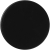 Terran ronde onderzetter van 100% gerecycled kunststof zwart