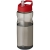 H2O Eco sportfles met tuitdeksel (650 ml) Charcoal/ Rood