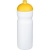 Baseline® Plus 650 ml sportfles met koepeldeksel wit/ geel