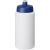 Baseline® Plus grip 500 ml sportfles met sportdeksel wit/ blauw