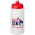 Baseline® Plus grip sportfles (500 ml) transparant/rood