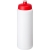 Baseline® Plus grip 750 ml sportfles met sportdeksel wit/ rood