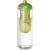 H2O Active® Vibe 850 ml drinkfles en infuser met koepeldeksel Transparant/ Lime