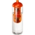 H2O Active® Vibe 850 ml drinkfles en infuser met koepeldeksel transparant/ oranje