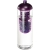 H2O Active® Vibe 850 ml drinkfles en infuser met koepeldeksel Transparant/ Paars