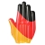 Opblaasbare zwaaiende hand Duitsland German-Style