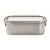 RVS lunchbox 750ML mat zilver