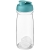 H2O Active® Pulse 600 ml sportfles met shaker bal Aqua blauw/ Transparant