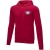 Theron heren hoodie met ritssluiting rood