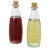 Sabor tweedelige olie en azijnset gerecycled glas transparant