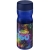 H2O sportfles met schroefdeksel (650 ml) blauw/blauw