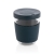 Ukiyo glas met siliconen deksel (360 ml) blauw