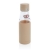 Ukiyo glazen hydratatie-trackingfles (600 ml) bruin