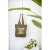 Organic Cotton Canvas Tote Bag (280 g/m²) olijfgroen