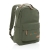 Impact AWARE™ recycled canvas laptop rugzak groen