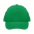 Baseball cap biologisch katoen groen
