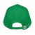 Baseball cap biologisch katoen groen