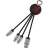 SCX.design C16 kabel met oplichtende ring rood/zwart