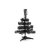 Kerstboom Pines zwart