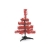 Kerstboom Pines rood