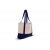 Strandtas katoenen canvas OEKO-TEX® 280g/m² 42x10x30cm donkerblauw