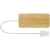 Tapas USB hub van bamboe naturel