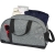 Reclaim GRS gerecyclede tweekleurige sportieve duffelbag 21 L Zwart/Heather grijs