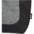Reclaim GRS gerecyclede tweekleurige draagtas met rits 15 L Zwart/Heather grijs
