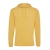 Iqoniq Jasper gerecycled katoen hoodie ochre yellow