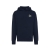 Iqoniq Yoho gerecycled katoen relaxed hoodie donkerblauw