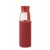 Gerecyclede glazen fles (500 ml) rood