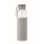Gerecyclede glazen fles (500 ml) grijs