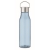 RPET fles met PP dop (600 ml) transparant licht blauw