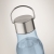 RPET fles met PP dop (600 ml) transparant licht blauw