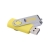 USB Twist 16 GB 'meerkleurig' geel